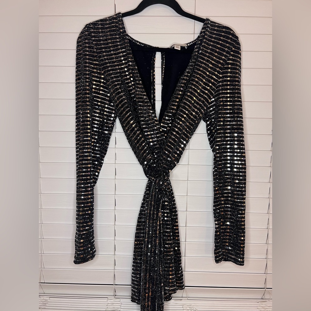 Topshop Sequined Romper